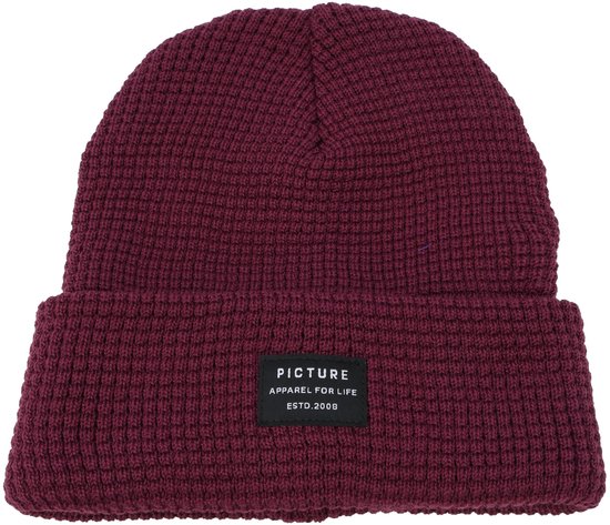 PICTURE - YORK BEANIE - TU - Maroon