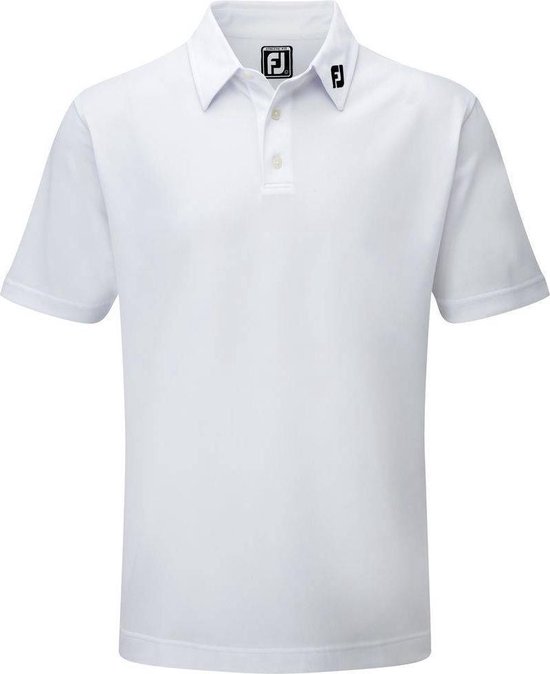 Pique Polo shirt - Wit XL van Merkloos