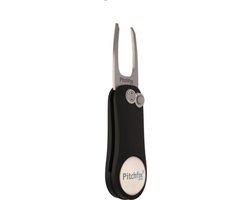 Pitchfix Original 2.0 Pitchfork - Golfclubaccessoire - Met Marker - Inklapbaar - Zwart van Merkloos