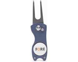 Pitchfork - Fore - Blauw - Switchblade aluminium met Balmarker - Golfbalmarker van Stuburt