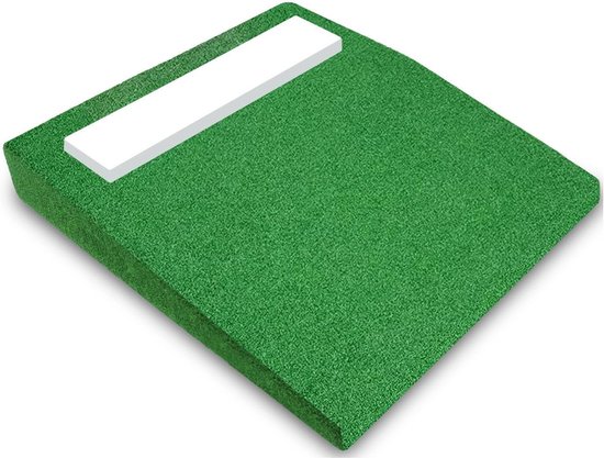 Pitching Heuvel - Werpheuvel Honkbal - Pitching Oefenen - Draagbaar Ontwerp - 76 x 76 x 10 cm - Groen