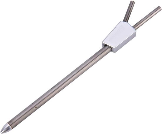 Pitot Tube - Luchtsnelheid Meter - Vlucht Controle - Duurzame Metalen Meter - 12 x 9 cm - Zilver