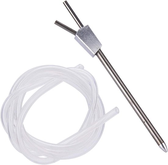Pitotbuis Luchtsnelheidsmeter - Snelheidsmeter Buissenset - Vluchtmeting - Metalen Sensor - 1 Stuks - Zilver
