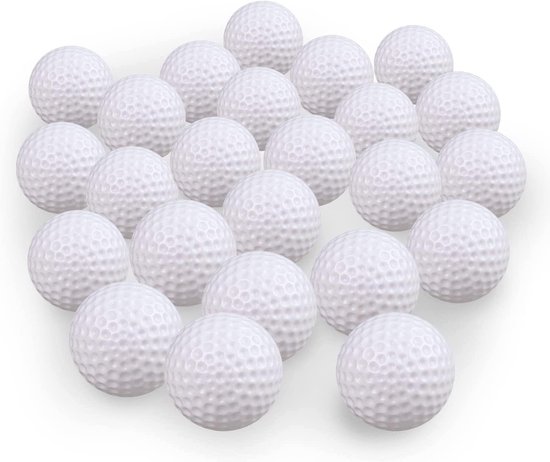 Plastic Golfballen 50/24 Pack - Holle Oefengolfballen voor Beginners en Indoor/Outdoor Training met Hoge Duurzaamheid en Lichtgewicht Ontwerp van Merkloos