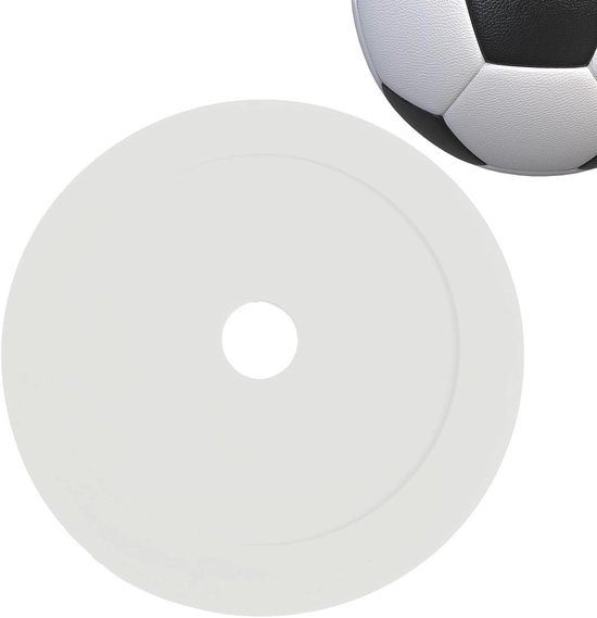 Platte Kegels - Markeer Schijven - Sport Training - Zacht En Duurzaam - 15 Centimeter - Wit