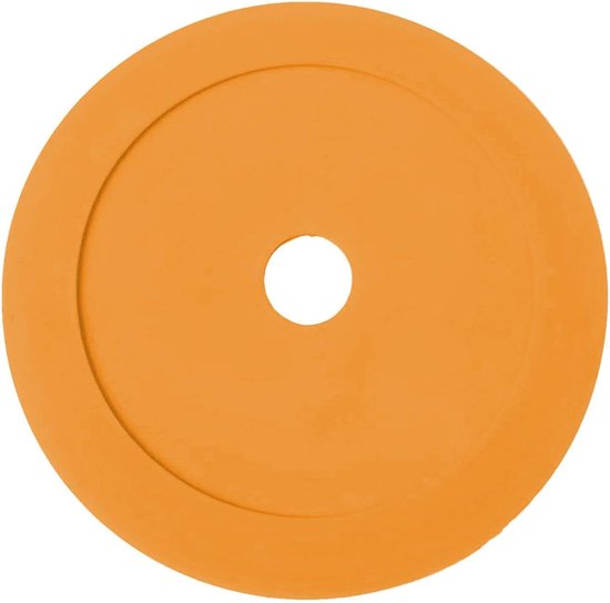 Platte Kegels - Markeerschijven Set - Sport Training - Veilig en Veerkrachtig - 15 cm Diameter - Oranje