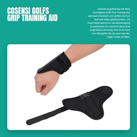 Polsbrace voor Golf - Polssteun - Duimbrace - Training Hulp - Neopreen - Verstelbaar en duurzaam