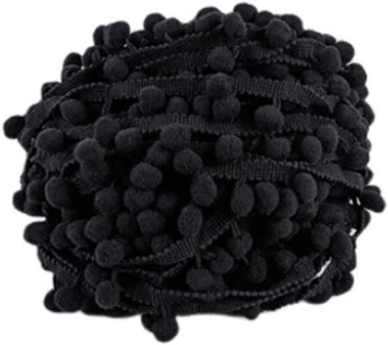 pomponboord, pomponboord, pomponband, franjes, pomponband, franjes, franjes, versiering, voor kleding, gordijn, decoratie, marineblauw