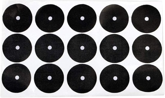 Pooltafel Marker Dots - Biljart Punt Sticker - Precisie Spel Verbeteren - Witte Bal Locator - 15 Stuks - Wit van Merkloos
