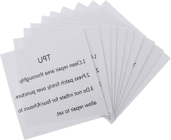 POPETPOP 20 Sheets Repair Film Repair Tape Patch Airbed Patch Airbed Repair Tape Inflatable Product Patch Swimming Airbed Tape Airbed Repair Patch Inflatable Boat