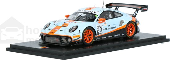 Porsche 911 GT3 R Spark Modelauto 1:43 2019 Michael Christensen / Richard Lietz / Kevin Estre GPX van Porsche