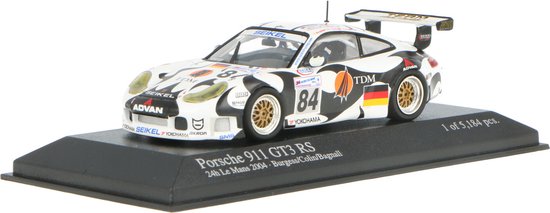 Porsche 911 GT3 RS Minichamps 1:43 2004 Anthony Burgess / Philip Collin / Andrew Bagnall Seikel van Porsche