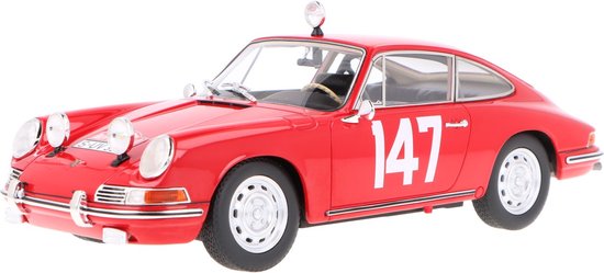 Porsche 911 S Matrix Modelauto 1:18 1965 Herbert Linge / Peter Falk MXL1607-031 Rally Monte Carlo van Porsche