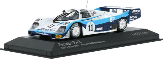 Porsche 956L Minichamps Modelauto 1:43 1983 John Fitzpatrick / David Hobbs / Dieter Quester John van Porsche