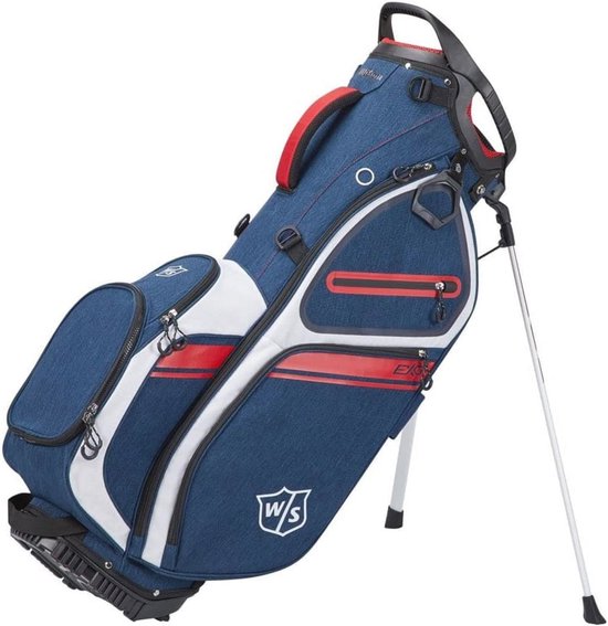 Praktische Golftas met Ingebouwde Standaard en Vele Opbergmogelijkheden