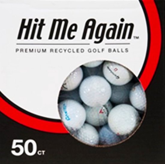 Premium AA-kwaliteit Recycled golfballen 50 stuks van premium