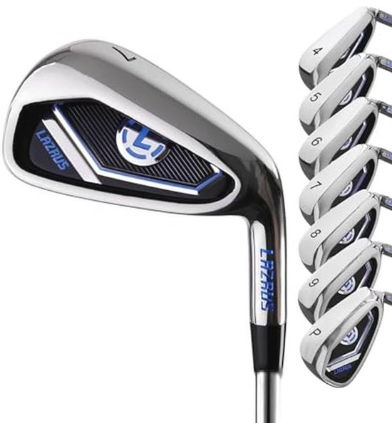 Premium Golfset voor Heren met Stalen Schacht - Compleet 7-Delig Golfclubset voor Beginners