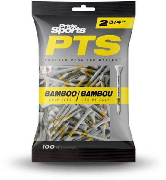 Pride PTS Bamboo 69mm Golf Tees van Merkloos