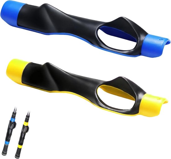 Professionele Grip Trainer Set van 2 voor Golf: Verbeter je Swing en Uitlijning, Geschikt voor Links- en Rechtshandige Spelers, Essentieel Trainingsaccessoire voor Golfvaardigheden van Merkloos