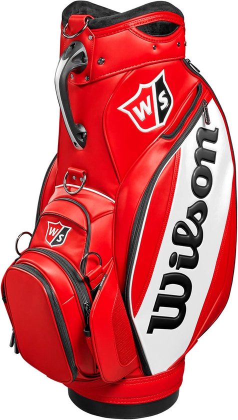 Professionele Tour Golfbag met 6 vakken en stevige handgrepen van Merkloos
