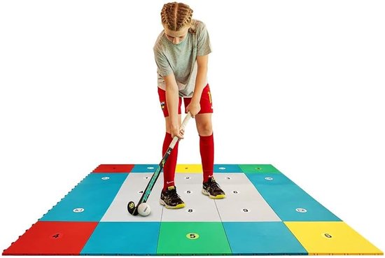 Professionele Trainingsmat Set voor Veldhockey - 360 Graden Vaardigheidstraining