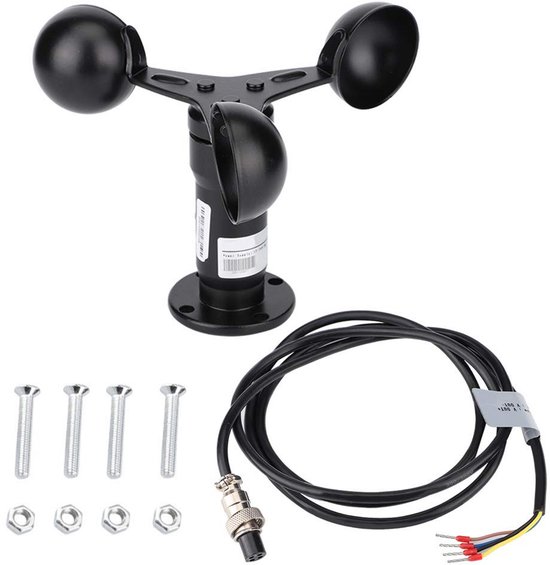 Professionele Windsnelheidssensor Anemometer 0-30 m/s met 0-10V Signaaluitgang van Merkloos