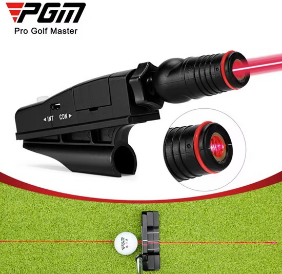 Putter Laser - PGM Golf - Trainingsmiddel voor het verbeteren van je putt lijnen - Beste voor indoor gebruik van Merkloos