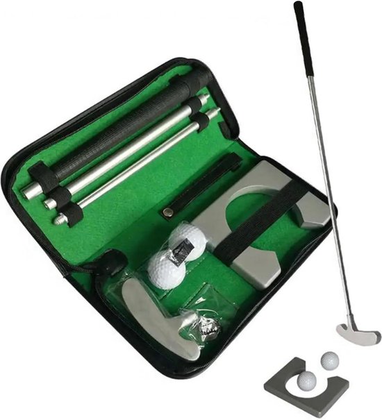 Putter Set Draagbare Mini Golf Apparatuur Praktijk Kit - Afneembare Putter Bal - Indoor/Outdoor Golf Trainer