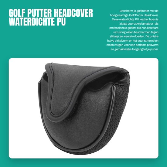 Putterhoes ter Bescherming van Golfclubs, Duurzame Hoofdkappen, Accessoires voor Golfspelers