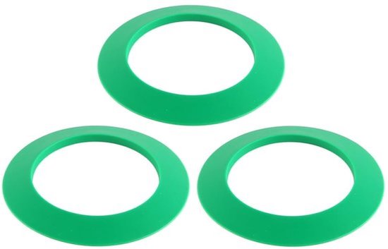Putting Cup - 3-delige Set - Siliconen - Geschikt voor Indoor/Outdoor - Duurzaam - Diameter 15,5 cm - Trillingsvrij - Golfcup