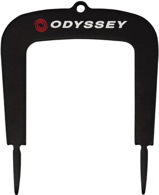 Putting Gate - Golf Oefening - Nauwkeurigheid Verbeteren - Compact Draagbaar - 2 Maten Poorten - Zwart