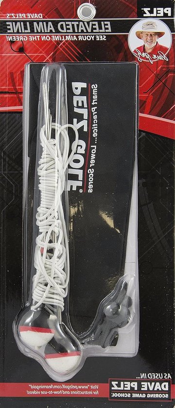 Putting Guide Line zwart standaard - DP4003 met ondersteuning voor precisie putten van Merkloos