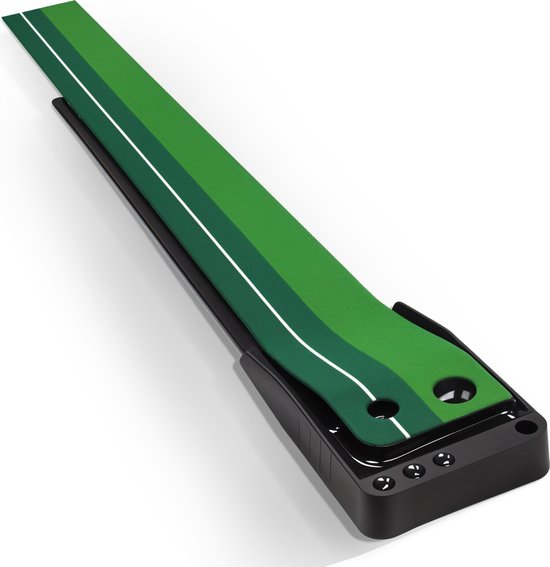 Putting Mat Golf - Putter - Met Terugkeersysteem - 30 x 250 cm van LifeGoods