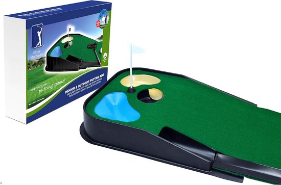 Putting Mat Golf - Putting Mat - 180cm - Inclusief retourbaan - Putting Green - Golf - Training van Luvoora