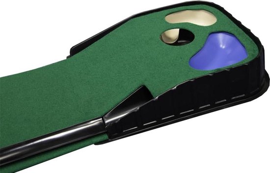 Putting Mat - Indoor Golf Putting Mat with Hazard van PutterBall