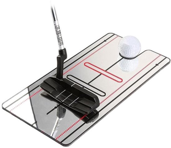 Putting Spiegel - Corrector Houding - Training Hulp Voor Beginners - Acryl 30 x 14,8 cm - Schokbestendig - Versterkt Geheugenherstel - Golf Spiegel