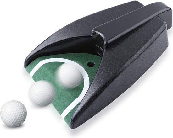 Putting Unit met Automatische Balteruggave - Golfbal - Draagbaar en Compact - Stressverlichting - Automatische Putting Cup - Ideaal voor...