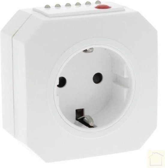 Q-link Schakelklok - Terugloopfunctie - Energiebesparend - Schakelt E-bike lader uit na oplaadcyclus van Q-link