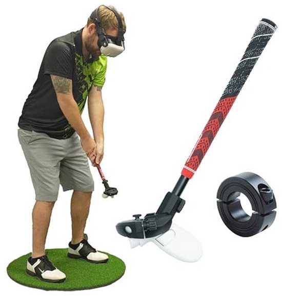 Realistische VR Golf Club voor Meta Quest 3 en Pro - Gewogen Grip voor Authentiek Spel van Merkloos