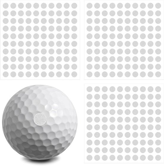 Reflecterende stickers voor golfballen - 300 stuks voor golfsimulators, tracking en swinganalyse, bal- en clubmarkering accessoires
