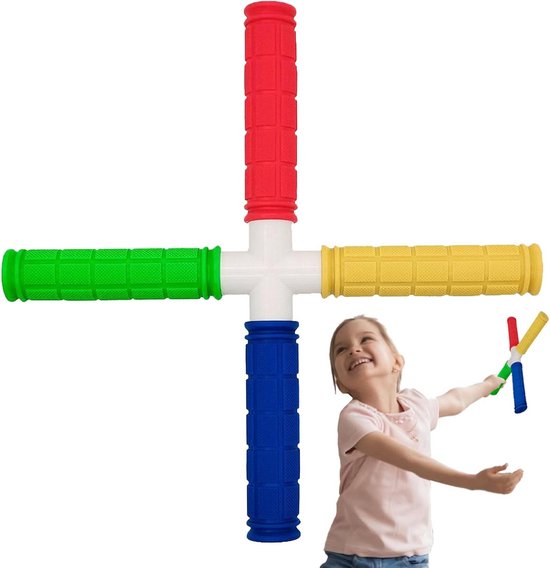 Reflex Trainer Stick - Reactie Oefen Tool - Sport Coördinatie Verbeteren - Vierkop Ontwerp van Merkloos