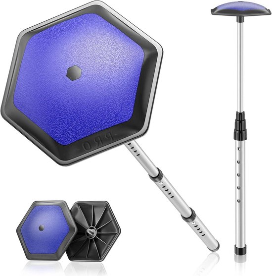 Reissteun Stang - Club Beschermer - Golfclub Transport - Verstelbare Telescoop - Max 57 Inch - Blauw