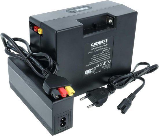 Reserveaccu Golftrolley - Oplaadbare Batterij - Golfen Ondersteunen - Li-Ion Technologie - 306 Ah - Zwart