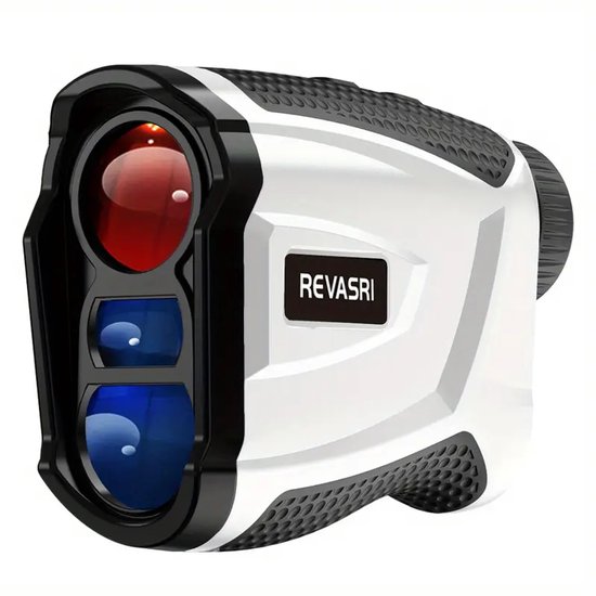 REVASRI – Golf Afstandsmeter met Slopefunctie – 548 m Bereik – USB Oplaadbaar – Flag Lock & Trilsignaal – Wit van REVASRI