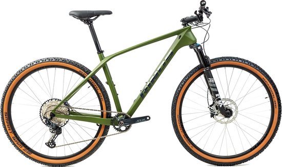 RINOS Gaia4.0 - Carbon MTB - Koolstofvezel Mountainbike - Shimano SLX - 12 versnellingen - FOX 32 Rhythm Remote - Schwalbe 29x2.25 Banden - 29*19 van Rinos