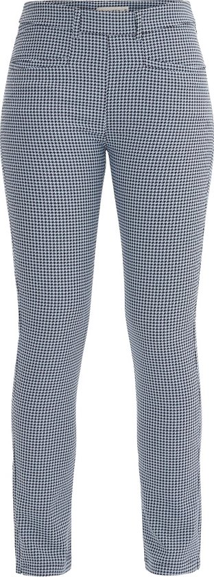 Röhnisch Smooth Pants - Blue Houndstooth - Maat 36 van Röhnisch