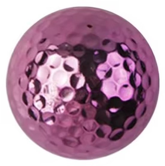 Roze Golfbal – Oefengolfbal – Trainingsbal – Kunststof – 42 mm – 1 Stuk