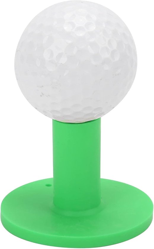 Rubber Golf Tee Holder - Golf Rubber Tee Holders - Training Ball Tees Holder - Golf Ball Holder voor Oefening & Driving Range Mats (GREEN)