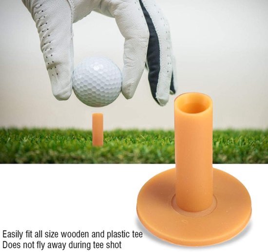 Rubber Golf Tee Houder voor Indoor en Outdoor Training - Allecto