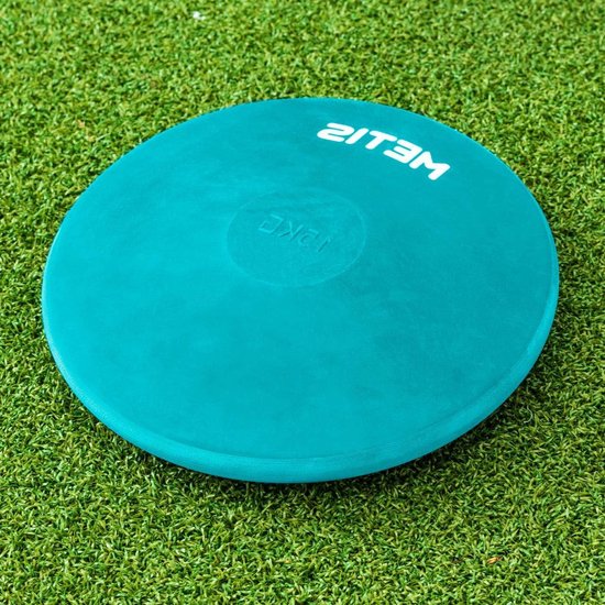 Rubberen Discus - Atletiek Discus - Discus Training - Indoor Outdoor Gebruik - 1.5 kg - Groen